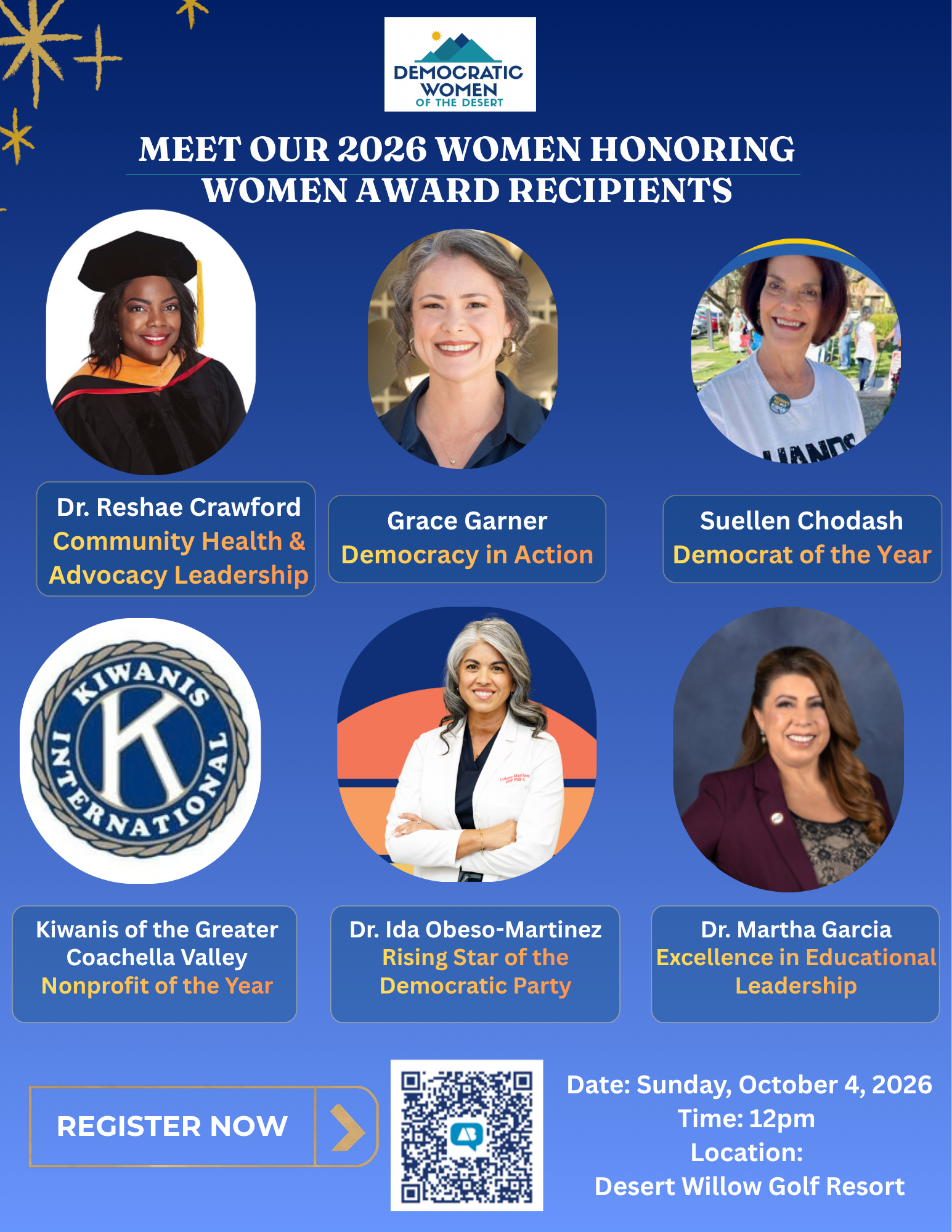 2026 DWD WHW recipients